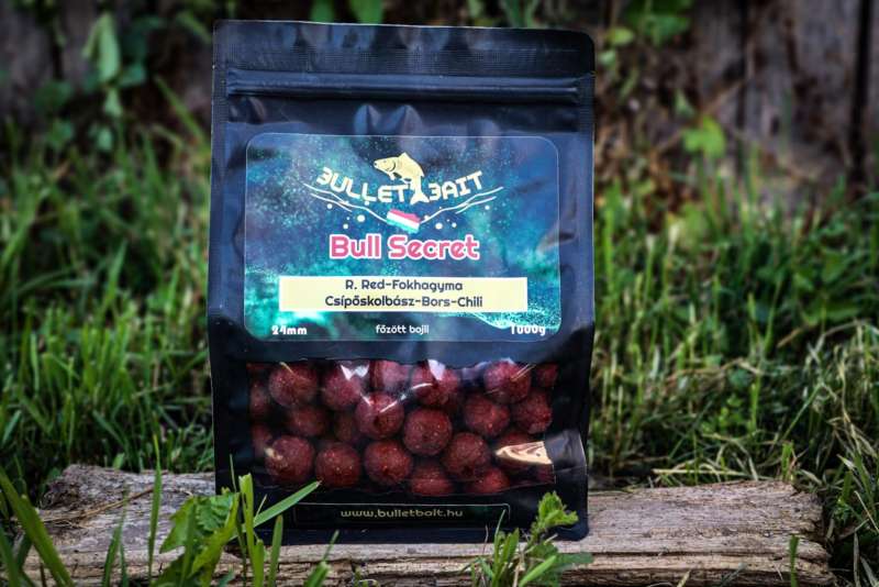 BullSecret főzött Bojli -R.Red-Fokhagyma Csipőskolbász Bors Chili BullSecret főzött Bojli -R.Red-Fokhagyma Csipőskolbász Bors Chili
